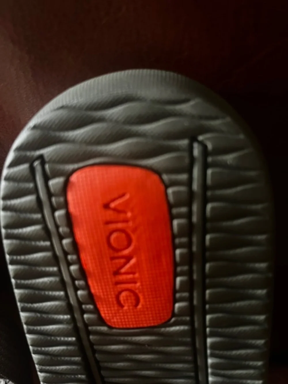 Women's - Vionic Wave Taupe Gray - Unisex Orthotic Flip Flop / Sandals  W7 / M6